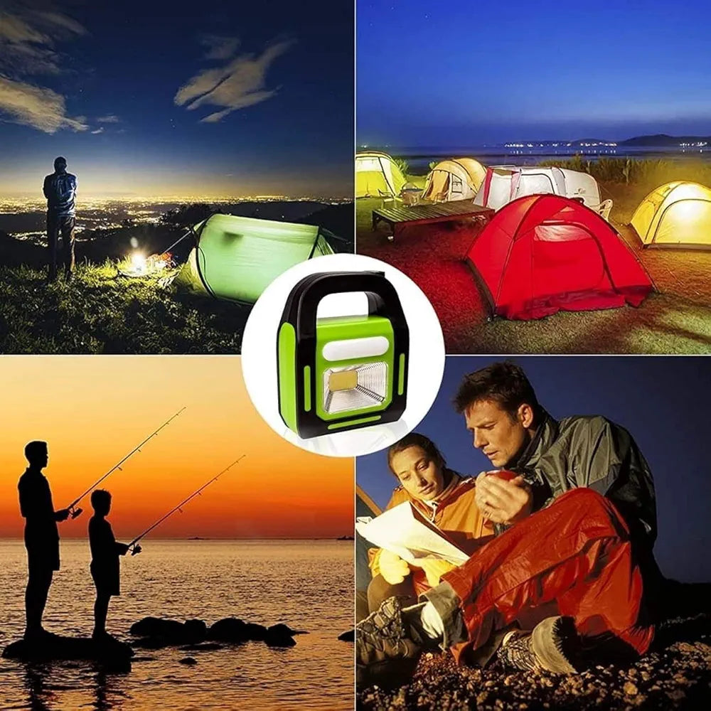 Linterna Led Solar 3 En 1 USB Recargable