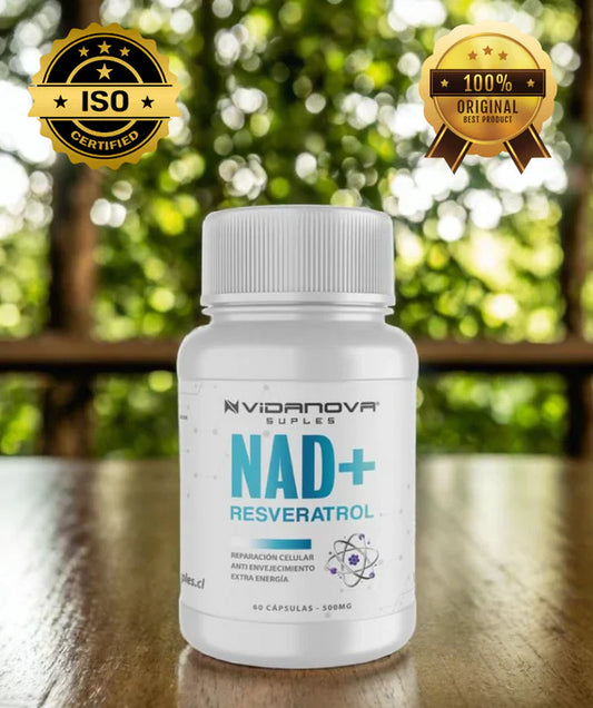 NAD+ RESVERATROL 500MG 60 CAPS ORIGINAL