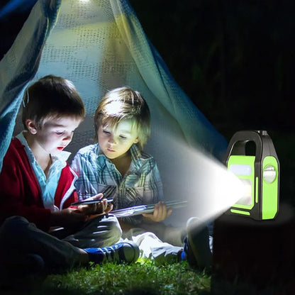 Linterna Led Solar 3 En 1 USB Recargable