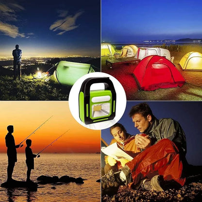 Linterna Led Solar 3 En 1 USB Recargable